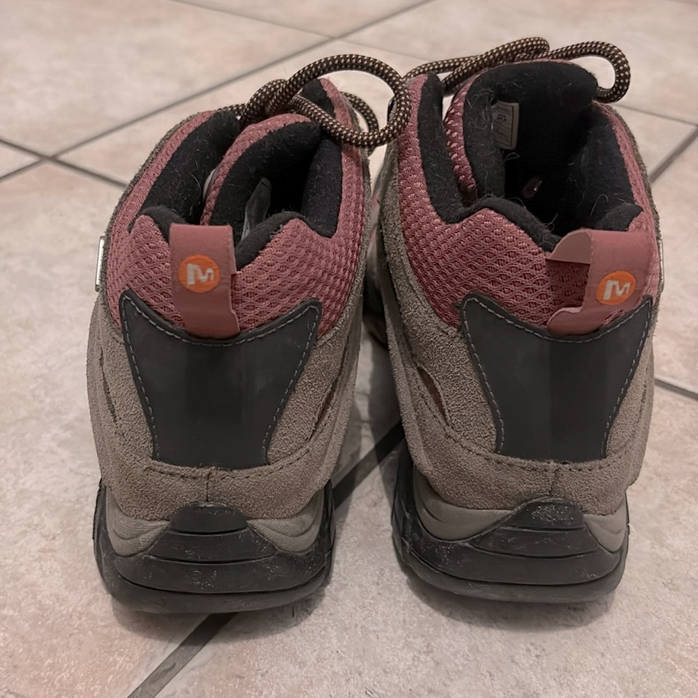 MERRELL Moab Hiking Shoe Boots Ankle High Top Women Size 9.5 - Picture 5 of 9